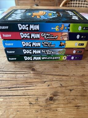 Dog Man 5 Book Bundle